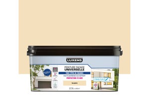 Peinture facade universelle 12 ans luxens 2,5 l ton pierre