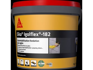 Enduit bitumeux fond IGOLFLEX 182 SIKA 5Kg