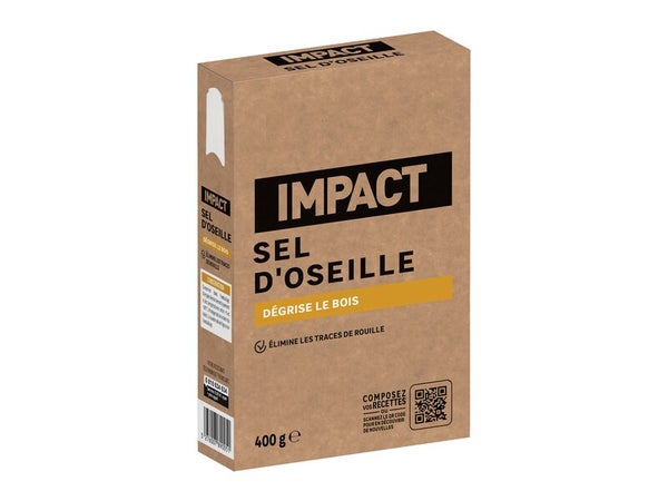 Sel d'oseille en poudre IMPACT, écodétergent, 500g