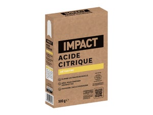 Acide citrique en poudre IMPACT, écodétergent, 500g