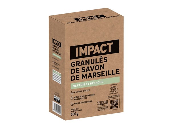 Savon de Marseille en granulés IMPACT, 500g