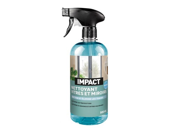 Nettoyant vitre et miroir IMPACT spray 500 ml, parfum marine