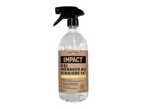 Vinaigre ménager 14° IMPACT, en spray, écodétergent, 1L