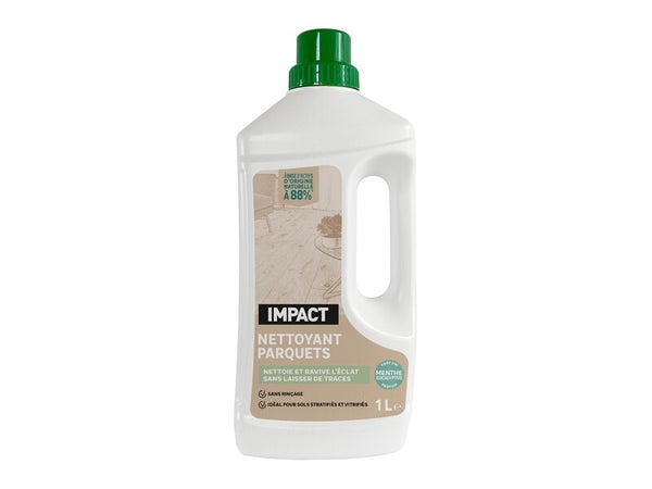 Nettoyant parquet vitrifie/stratifie naturel impact bouteille 1l