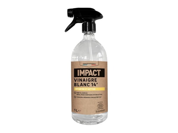 Vinaigre blanc IMPACT 14° en spray, 1L