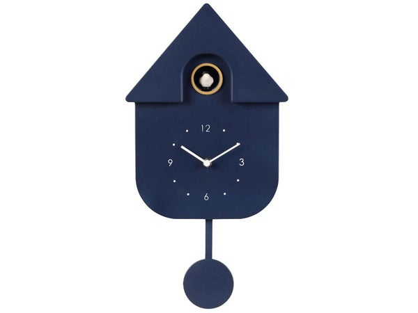 Horloge Coucou EMDE bleu l.21.5 x H.41.5 cm