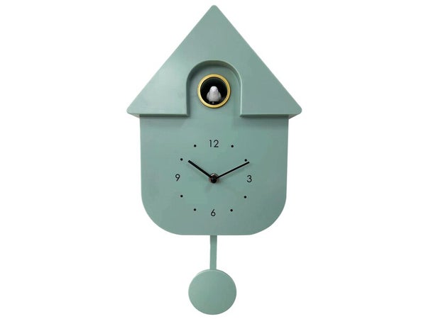 Horloge Coucou EMDE vert l.21.5 x H.41.5 cm