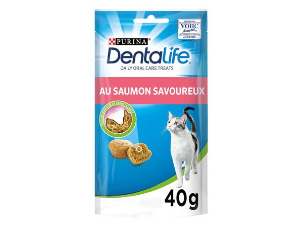 Friandise chat NESTLE PURINA DENTALIFE saumon 40g