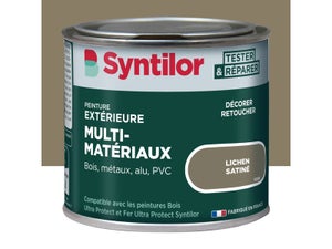 Peinture exterieure bois, aluminium, pvc . SYNTILOR lichen satine 125ml