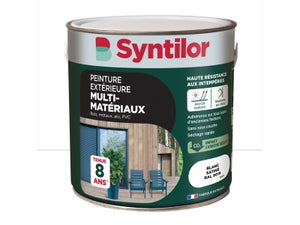 Peinture exterieure bois, aluminium, pvc . SYNTILOR blanc satine 2l