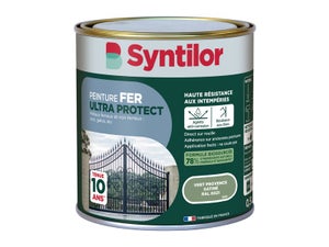 Peinture exterieure fer Ultra protect SYNTILOR vert provence satine 0.5l