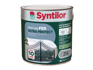 Peinture exterieure fer, aluminium Ultra protect SYNTILOR gris alu satine 2l