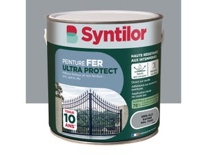 Peinture exterieure fer, aluminium Ultra protect SYNTILOR gris alu satine 2l