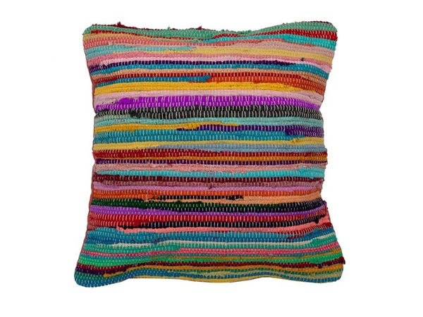 Coussin chindi multicolore frida 50x50 cm