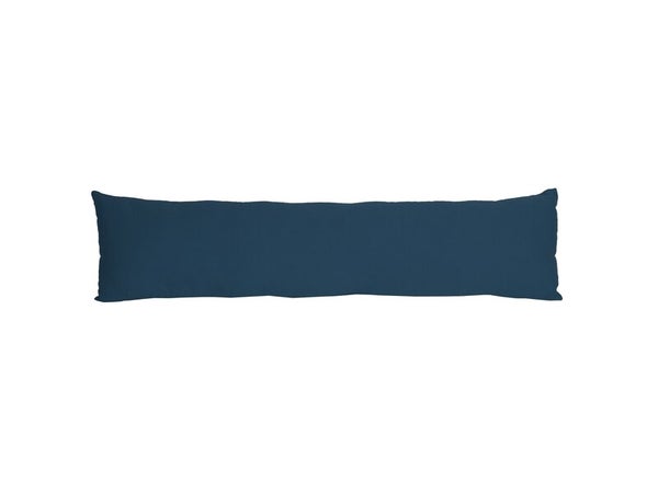 Coussin coton recycle bleu 30x120 cm