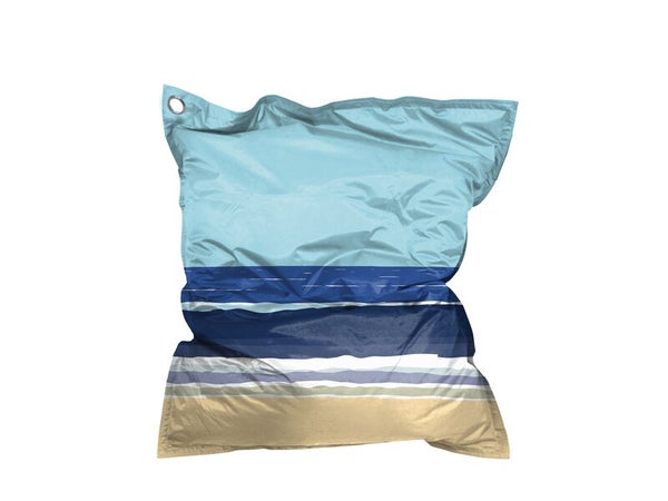 Coussin maxi big bag impermeable 110x130cm ocean