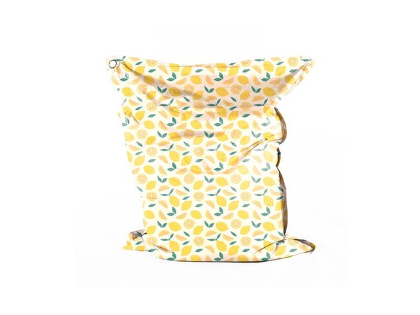 Coussin maxi big bag impermeable 140x180cm limonade