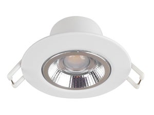 Spot encastré led orientable, CCT dimmable, 560 lumens, rond blanc ARIC