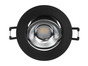 Spot encastré Z4 led orientable, CCT dimmable, 560 lumens rond noir ARIC