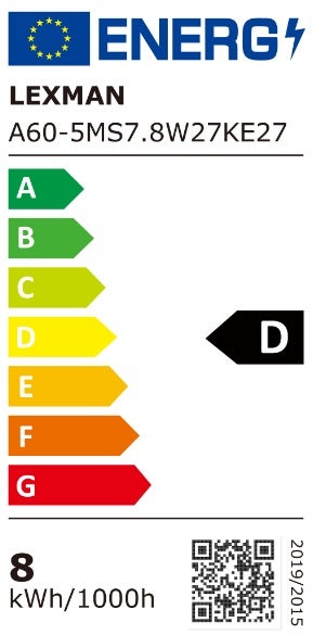 Ampoule led à détection crépusculaire, E27, 1055Lm = 75W, blanc chaud, LEXMAN