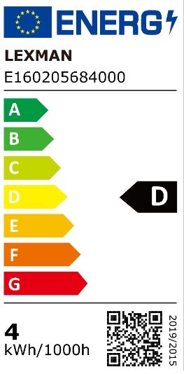 Ampoule led, sphérique, E27, 470lm = 40W, blanc neutre, LEXMAN