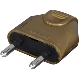 Fiche électrique mâle 2 pôles 6A, DEBFLEX