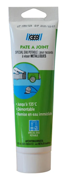 Joint en pâte spécial eau potable, GEB, 125 ml