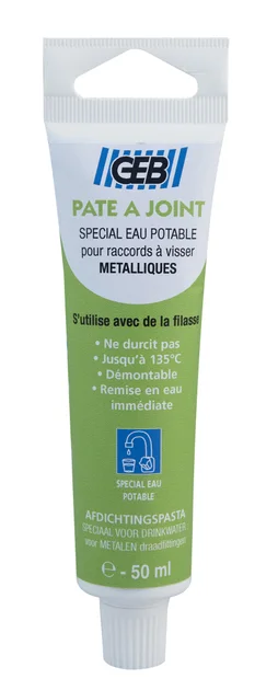 Joint en pâte spécial eau potable, GEB, 50 ml