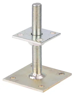 Ancre pour poteau acier galvanisé, 30-150x70x100 mm ALBERTS 