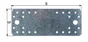 Sabot de charpente universel galvanisé, 135x55x2.5 mm 