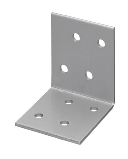 Equerre d'assemblage acier galvanisé, 80x80x80 mm ALBERTS