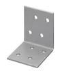 Equerre d'assemblage acier galvanisé, 80x80x80 mm ALBERTS