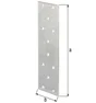 Platine multitrous galvanisé, 200x60x2 mm