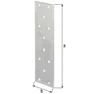 Platine multitrous galvanisé, GAH ALBERTS, 200 x 80 x 2 mm