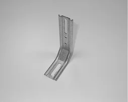 Equerre Nervurée Galvanisé, 100X72X30 Mm