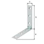 Equerre De Chaise Bichromaté, 90X90X19 Mm