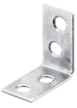 Lot De 12 Équerres De Chaise Bichromaté, 25X25X14 Mm