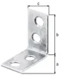 Lot De 12 Équerres De Chaise Bichromaté, 25X25X14 Mm