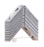 Lot De 12 Équerres De Chaise Bichromaté, 30X30X14 Mm