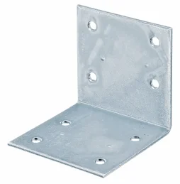 Equerre large acier galvanisé, L.60 x h.60 x l.60 mm ALBERTS