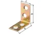 Equerre de chaise acier galvanisé, L.100 x h.100 x l.19 mm ALBERTS