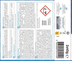 Bloc cuvette wc eau bleue 2 x 40 gr STARWAX