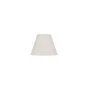Abat-jour Fe conique H.11 cm, Diam.14 cm coton, crème COREP