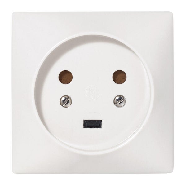 Socle 2P+T 20A, Legrand, Blanc