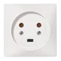 Socle 2P+T 20A, Legrand, Blanc