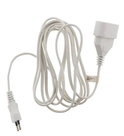 Rallonge électrique ménager HO3VVVF 2 x 0.75, ZENITECH L.5 m
