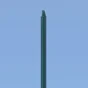 Piquet vert, H.150 x section.30x30x3 cm