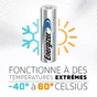 Lot de 4 piles lithium LR06 AA, ENERGIZER, 1.5 V