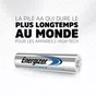 Lot de 4 piles lithium LR03 AAA, ENERGIZER, 1.5 V