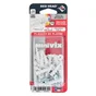 Lot de 30 chevilles multimateriau avec vis minivix, RED HEAD, 3 x 25 mm